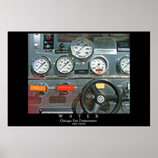 Water-Chicago fire department Poster