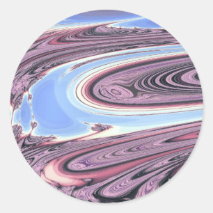 WATER CLASSIC ROUND STICKER