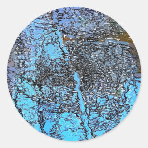 WATER CLASSIC ROUND STICKER