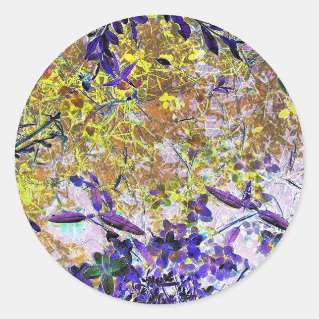 WATER CLASSIC ROUND STICKER (Front)