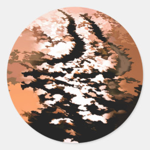 WATER CLASSIC ROUND STICKER