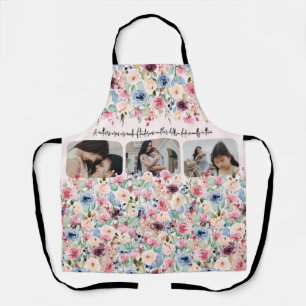 Water Color Flowers Mother All-Over Print Apron