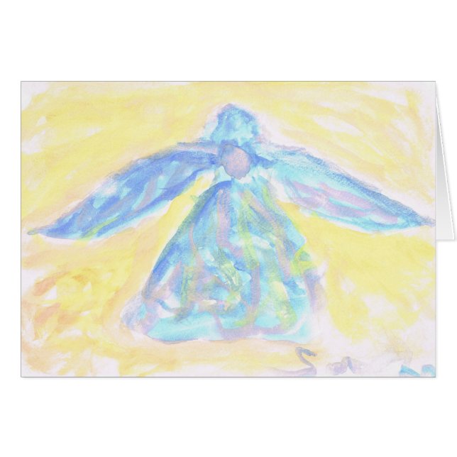Water Colour Angel (Front Horizontal)