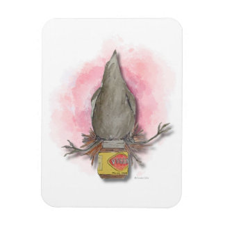 water colour Australian magpie magnet