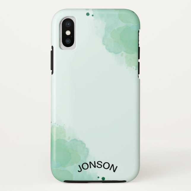 Water Colour Case-Mate Tough iPhone X Case (Back)