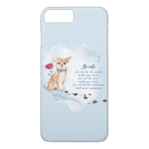 Water Colour Chihuahua Dog and lovely quote iPhone 8 Plus/7 Plus Case