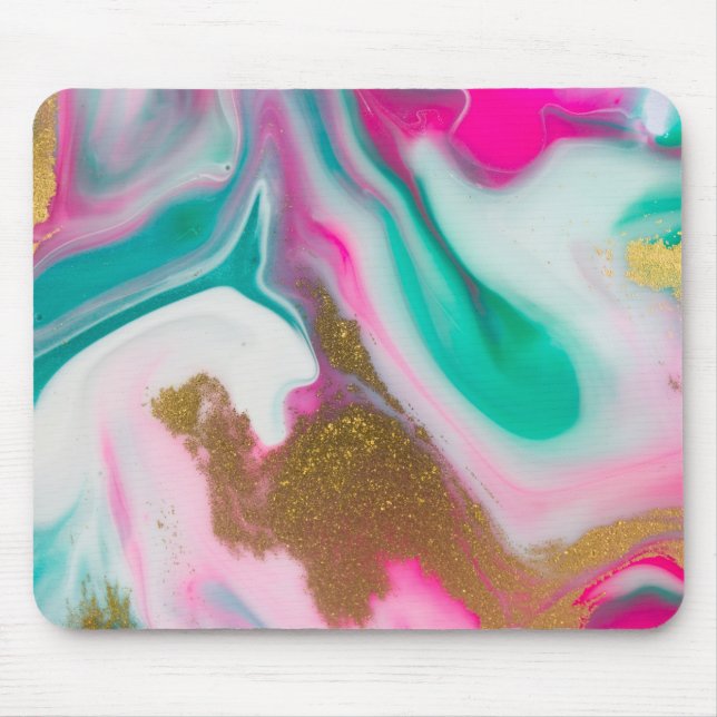 Water Colour Design  Mouse Mat (Front)