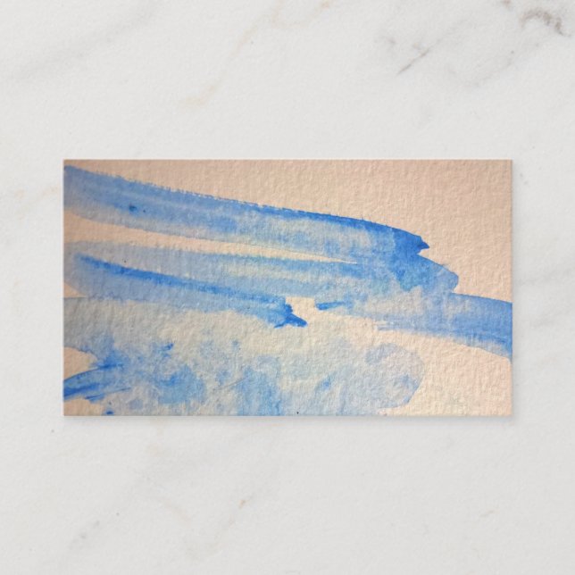 Water Colour Natural Texture Style Business Card (Front)