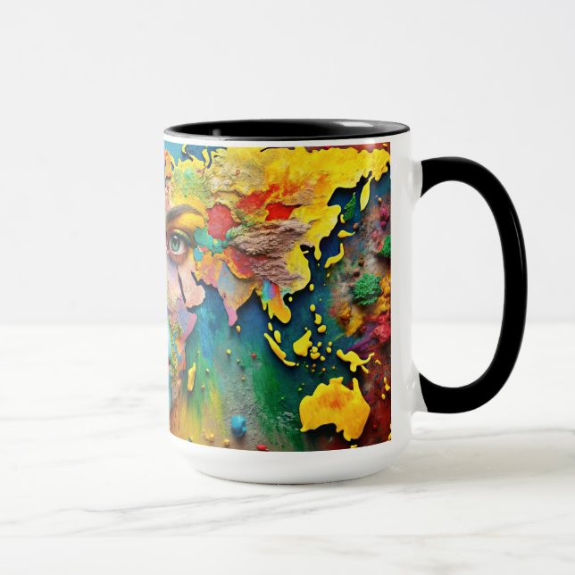 Water Colour Paint Mug (Right)