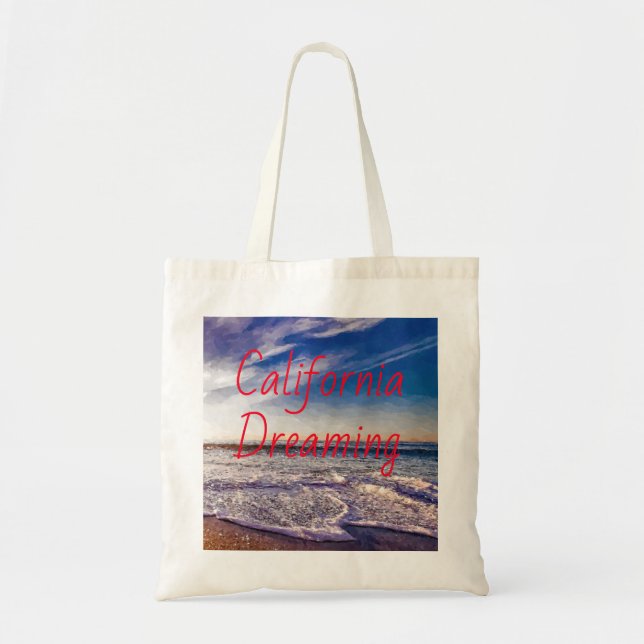 Water Colour Painting - Californian Dreaming Tote Bag (Front)