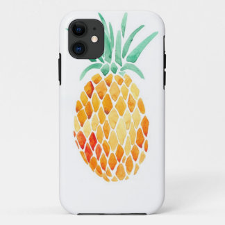 Water- Colour Pineapple iPhone 11 Case