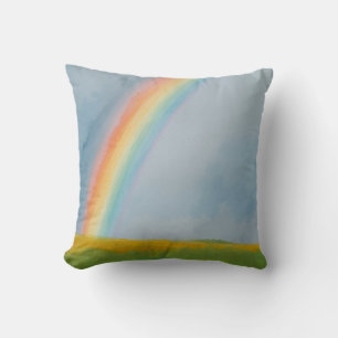 Water colour Rainbow Cushion