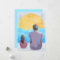 Water colour Sea view for Dad