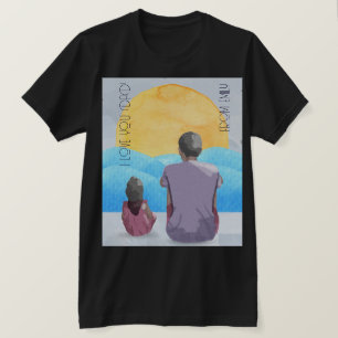 Water colour Sea view for Dad T-Shirt