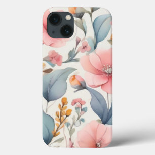 Water Colour Small Flowers    iPhone 13 Case