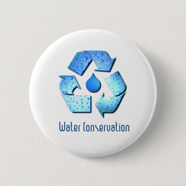 Water Conservation Button (Front)