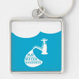 Water Conservation Key Ring