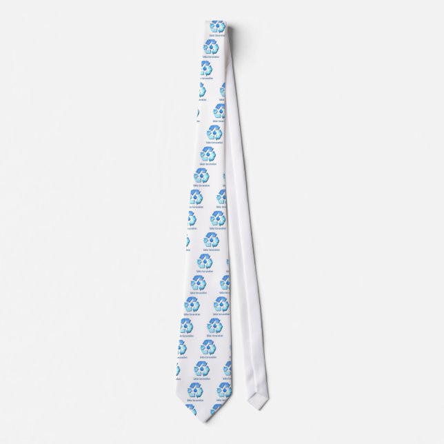 Water Conservation Necktie (Front)