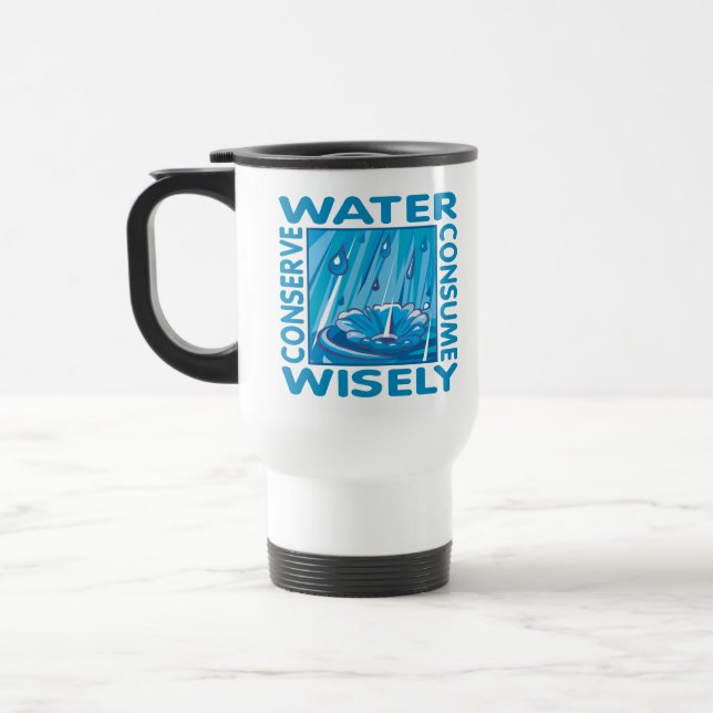 Water Conservation Travel Mug (Left)