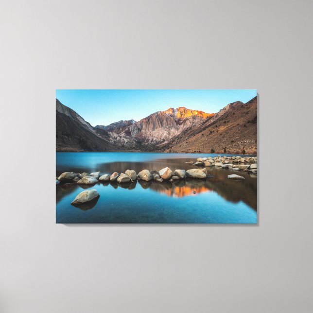Water | Convict Lake Sierra Nevada Canvas Print (Front)