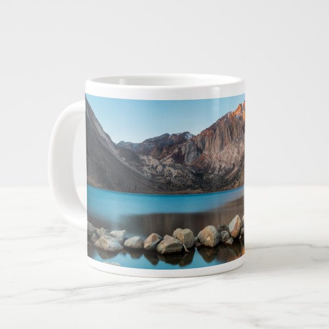 Water | Convict Lake Sierra Nevada Large Coffee Mug (Front Left)