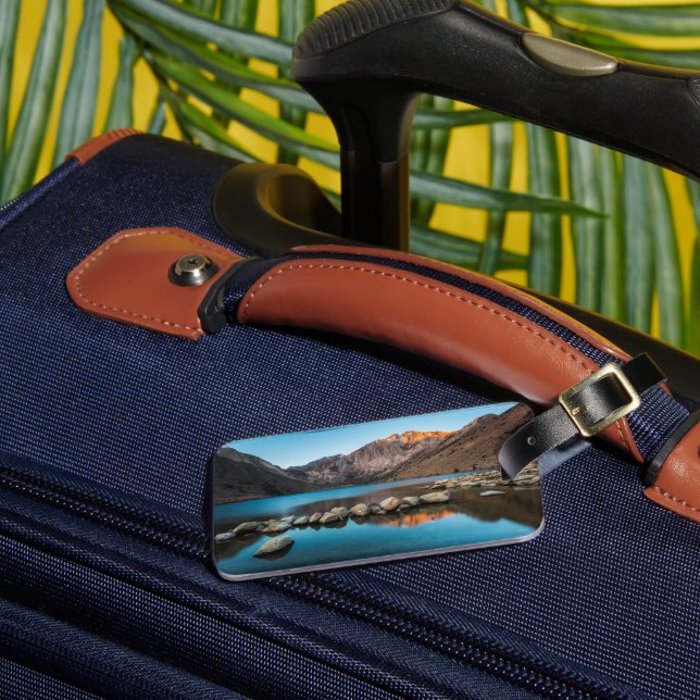 Water | Convict Lake Sierra Nevada Luggage Tag (Front Insitu 3)