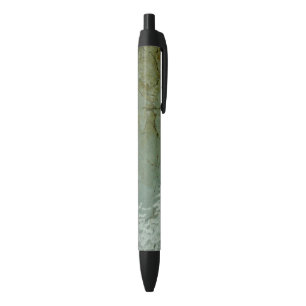 Water-Covered Rock Slab Nature Photo Black Ink Pen