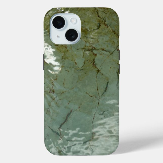 Water-Covered Rock Slab Nature Photo Case-Mate iPhone Case (Back)