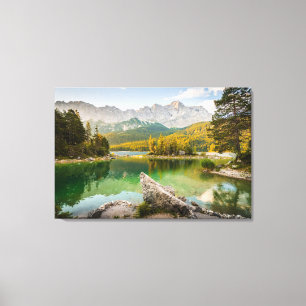 Water   Dachstein Mountains Lake Germany Canvas Print