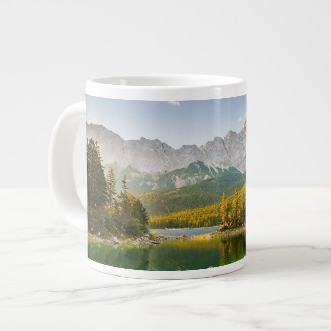Water | Dachstein Mountains Lake Germany Large Coffee Mug (Front Left)
