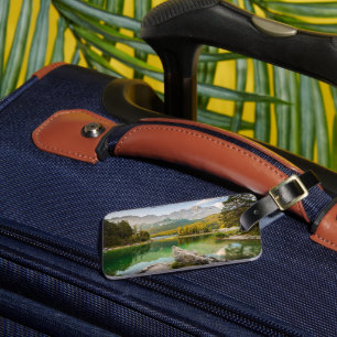 Water Dachstein Mountains Lake Germany Luggage Tag