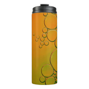 Water dew graphic thermal tumbler
