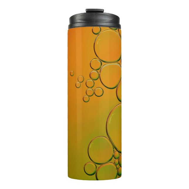 Water dew graphic thermal tumbler (Front)