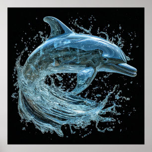 🐬 Water Dolphin Art Ocean Decor Gift For Home 🎁