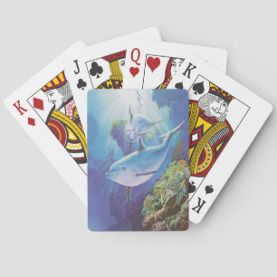 Water Dolphin Playing Cards