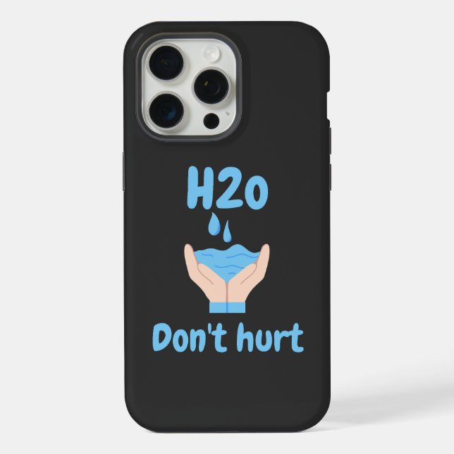 water don't hurt iPhone case (Back)