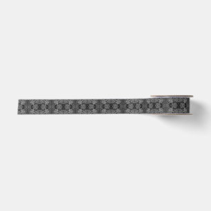 Water Dotted Leaves Satin Ribbon