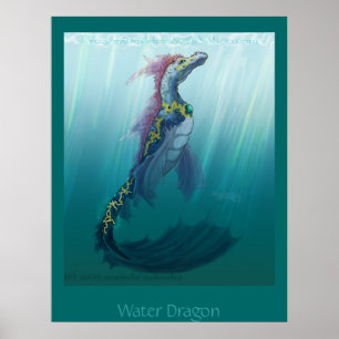 Water Dragon Poster