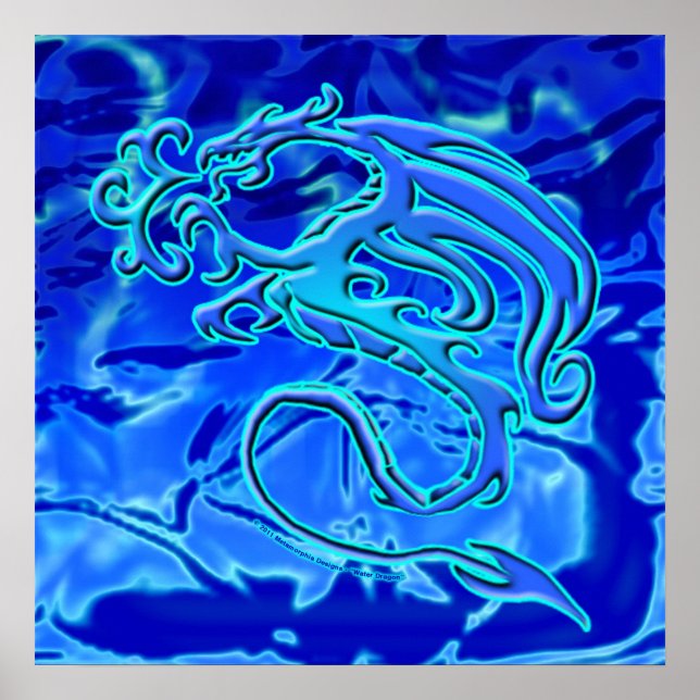 Water Dragon Print (Front)