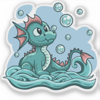 Water Dragon Sticker