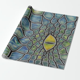 Water Dragon Wrapping Paper