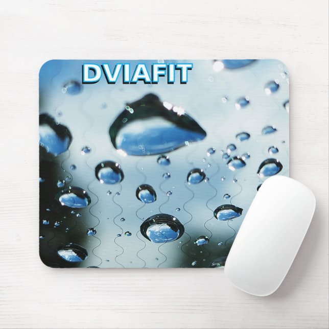 water drop mouse mat (With Mouse)