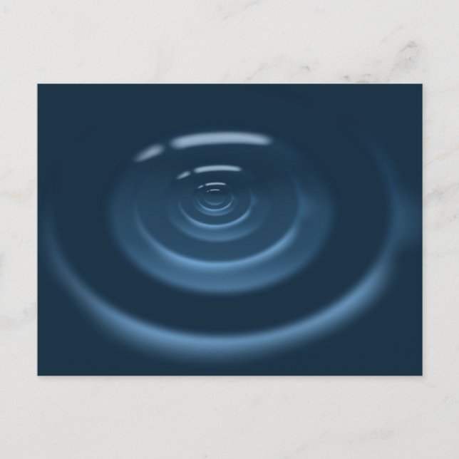 Water Drop Postcard (Front)