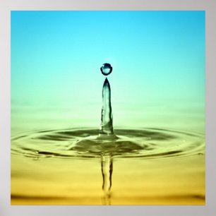 Water drop poster