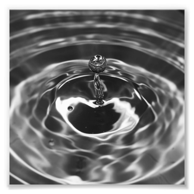 Water Droplet Photo Print (Front)
