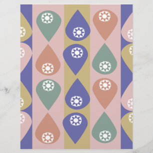 Water Droplet Scrapbook Paper