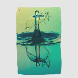 Water droplet splashing into water Towels