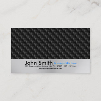 Water Droplets Brushed Metal Design business card