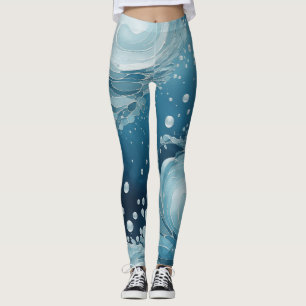 Water droplets leggings