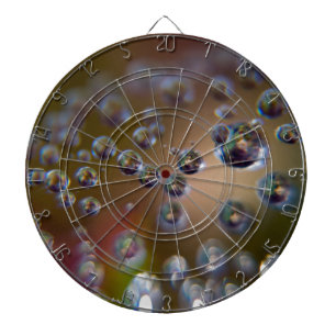 Water Droplets-Water in Motion Dartboard